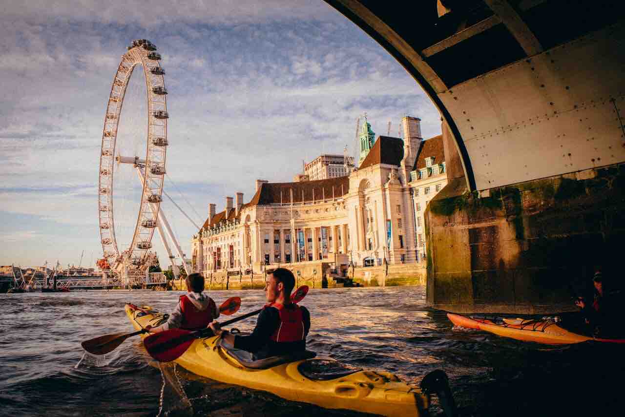 kayak trips london